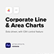 CSV Driven Corporate Area & Line Charts