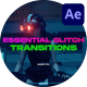 Essential Glitch Transitions for After Effects