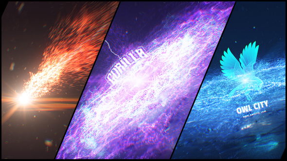 Particle Hit Logo Reveal