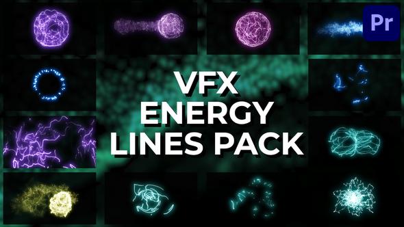 VFX Energy Lines Pack for Premiere Pro