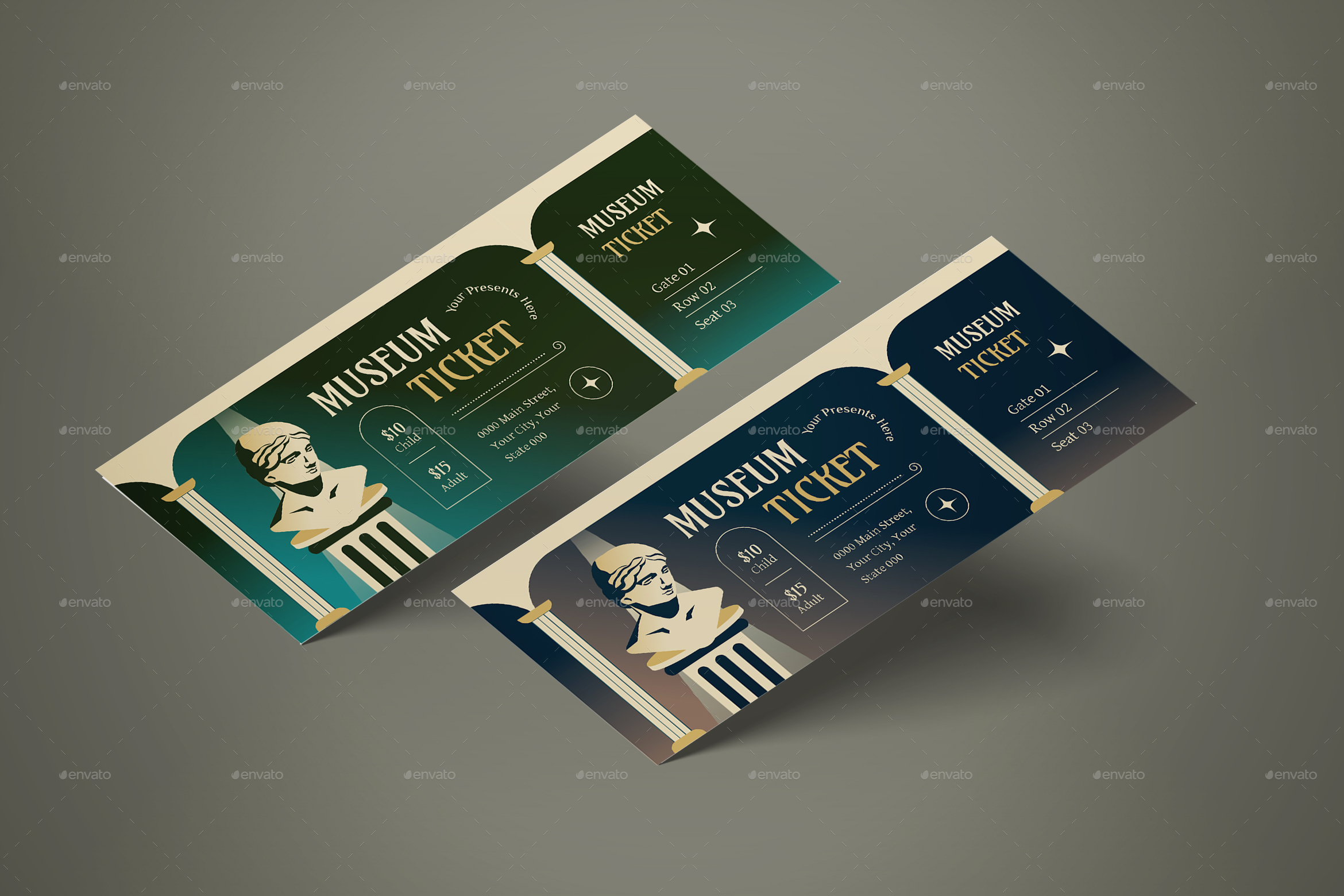 Museum Ticket by graphicook GraphicRiver