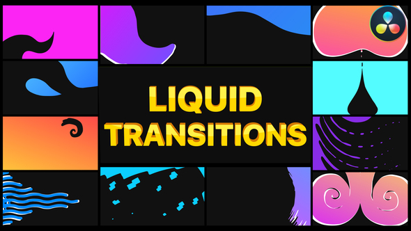 Liquid Transitions Pack | DaVinci Resolve