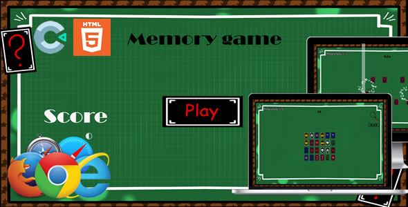 Memory game - HTML5 Game (Construct 3)