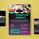 Creative Business Agency Flyer Set