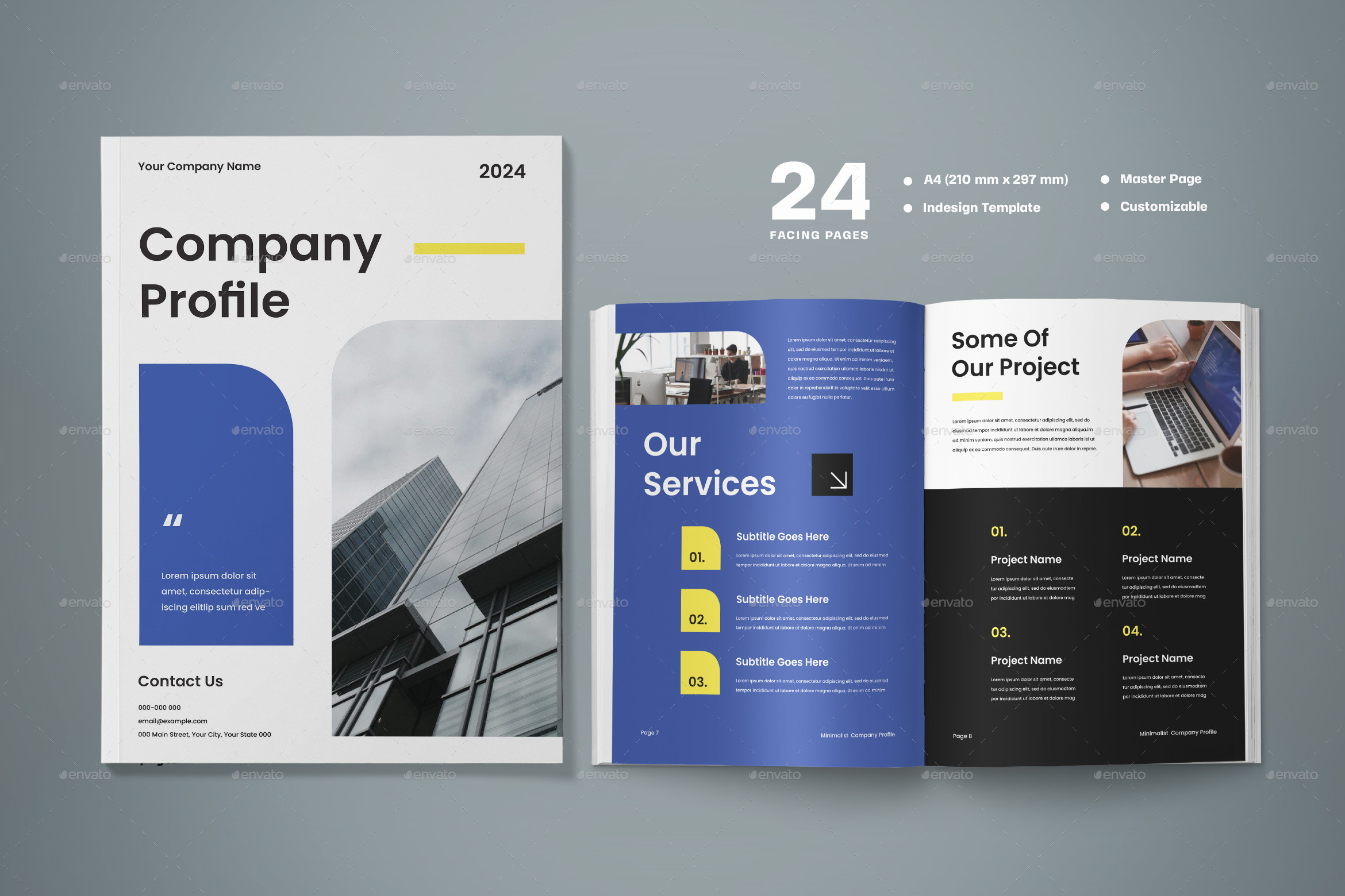 Creative Company Profile Book, Print Templates | GraphicRiver