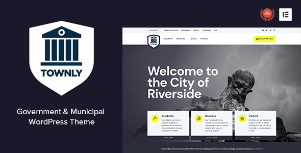 Townly – Government & Municipal WordPress Theme