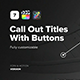 Call Out Titles With  Buttons for Motion &amp; FCPX - VideoHive Item for Sale