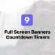 Full Screen Banners Countdown Timers - VideoHive Item for Sale