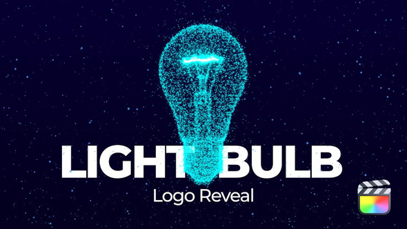 Light Bulb Idea Logo Reveal