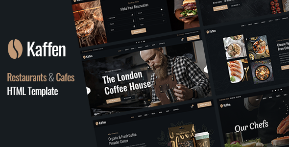 Awesome Kaffen - Restaurant HTML Template