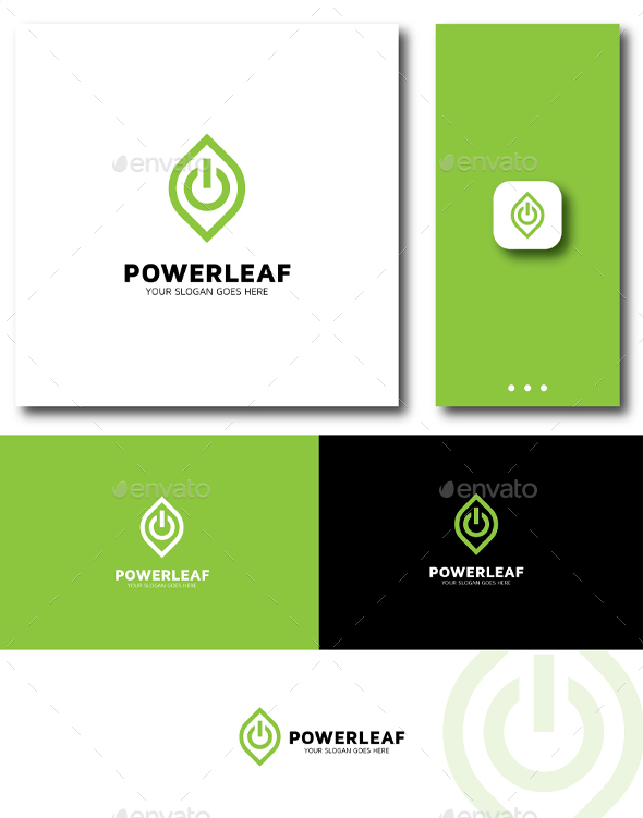 Power Leaf Logo