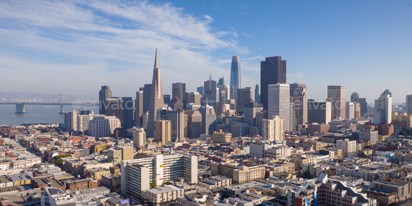 San Francisco City Skyline at Daytime - Stock Photo - Images