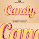Candy 3d Editable Text Effect Style