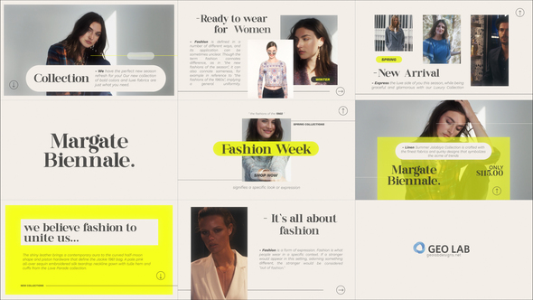 Fashion Week  l  Fashion Designs  l  Brands Promotion Video Displays template preview