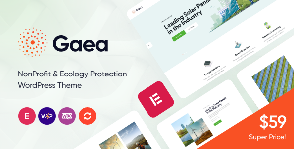 Gaea – NonProfit & Ecology Protection WordPress Theme