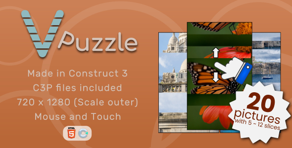 V-Puzzle - HTML5 Puzzle game