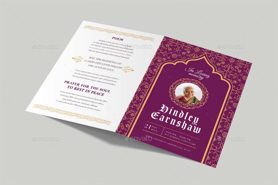 Hindu Funeral Template, Print Templates | GraphicRiver