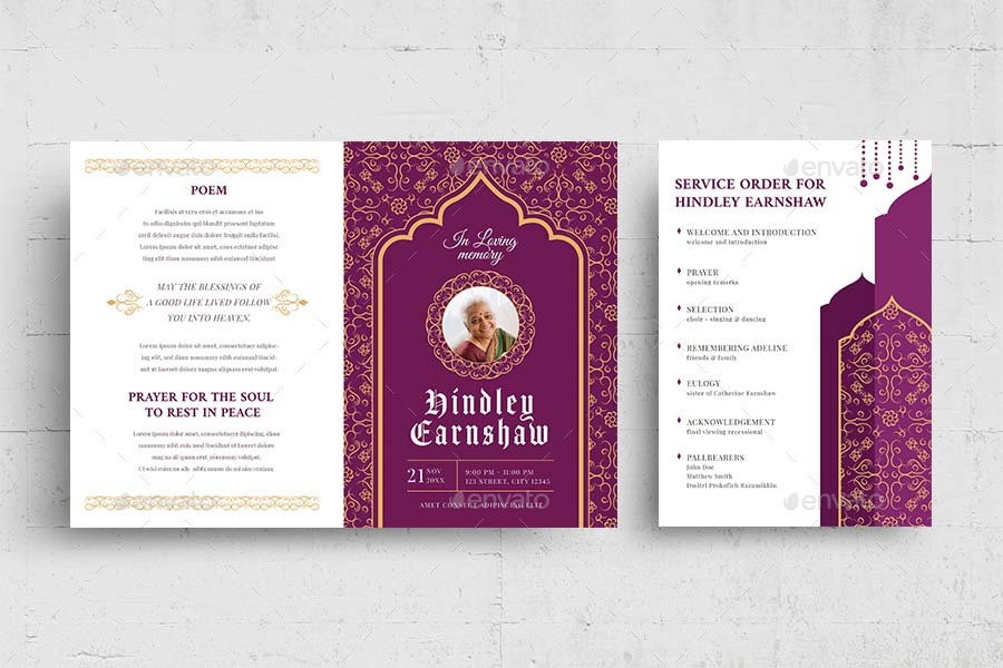 Hindu Funeral Template, Print Templates GraphicRiver