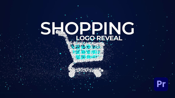 Online Shopping E-Commerce Logo Reveal