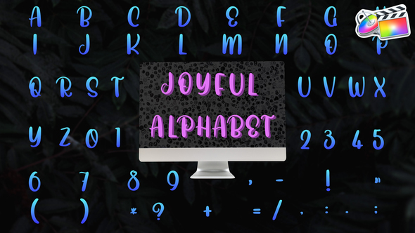 Joyful Alphabet | FCPX