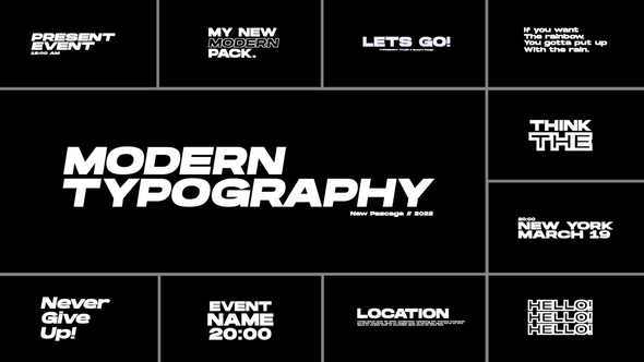 Typography Titles 2.0 | Premiere Pro