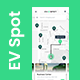 EV Charging Station App UI Kit| Electric Vehicle Charging Spot Finder App UI Kit| EV Spot