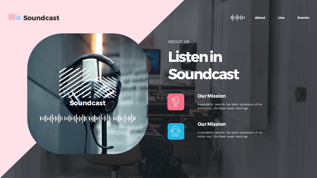 Soundcast Google Slides Templates, Presentation Templates | GraphicRiver