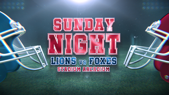 American Football Promo broadcast-packages template preview