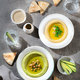 Traditional Hummus with snow peas and chick peas, with water and fresh vegetables - PhotoDune Item for Sale