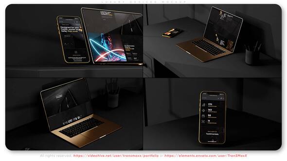 Luxury Devices Mockup Product Promo template preview