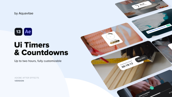 UI Timers & Countdowns Elements template preview