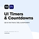 UI Timers &amp; Countdowns l MOGRT for Premiere Pro - VideoHive Item for Sale