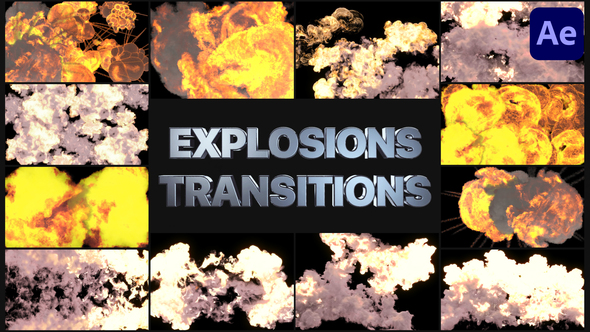 Explosion Transitions for After Effects