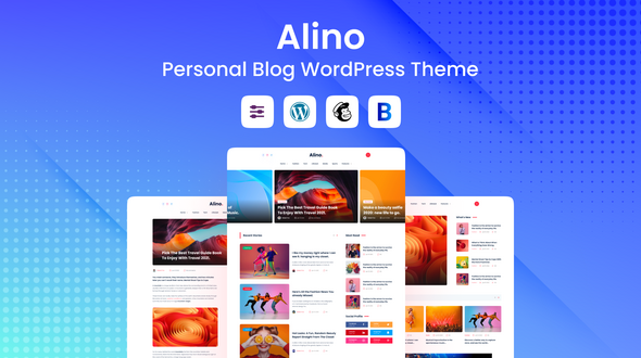 Alino - Personal Blog WordPress Theme