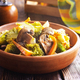 fried vegetables and mushrooms in bowl, stew with mushrooms - PhotoDune Item for Sale