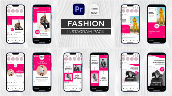 Fashion Instagram Pack for Premiere Pro