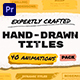 Hand Drawn Brush Titles Pack - VideoHive Item for Sale