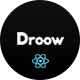 Droow - React Creative Showcase Portfolio Template - ThemeForest Item for Sale