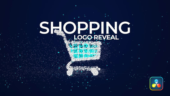 Online Shopping E-Commerce Logo Reveal