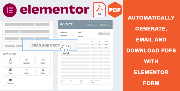 Download Elementor Form PDF Customizer Form Widget Free Nulled
