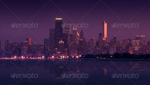 Skyline Chicago - Stock Photo - Images