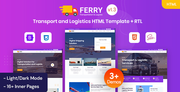 Top Ferry - Transport & Logistics Bootstrap 5 Template