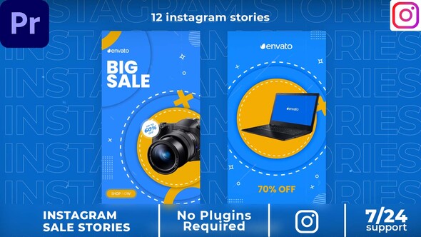 Product Promo Instagram Stories MOGRT
