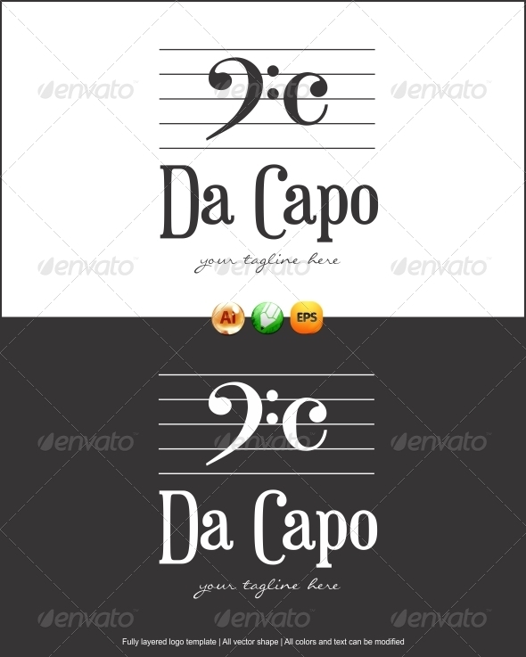 Da Capo Logo - Symbols Logo Templates