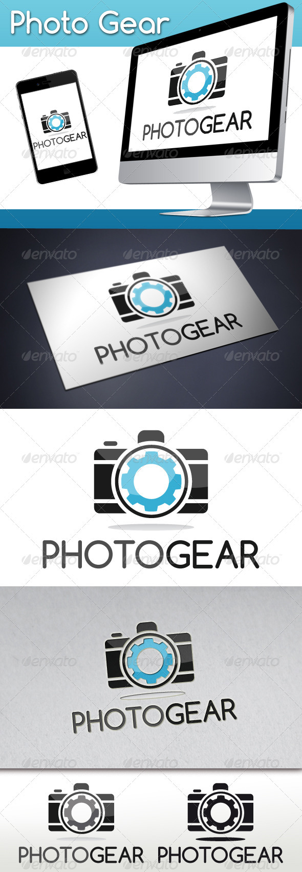 Photo Gear Logo - Objects Logo Templates
