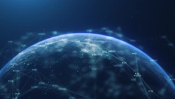 Global Abstract Cyber Earth alt