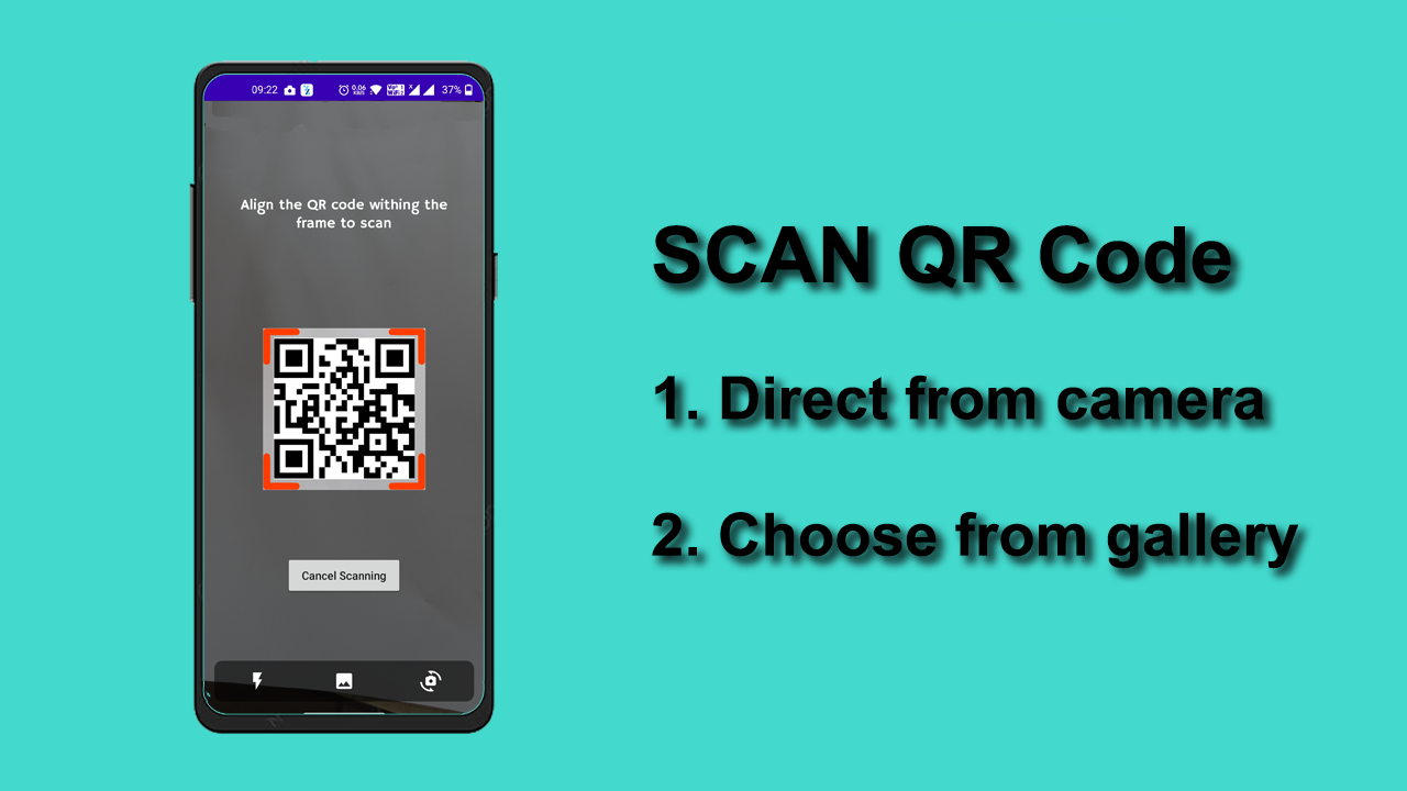 Best QR Code Scanner and Generator Android Application by aliveztechnosoft