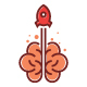 Rocket Brain Logo