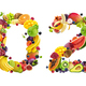 Happy New Year 2022 number made of fruits and berries - PhotoDune Item for Sale