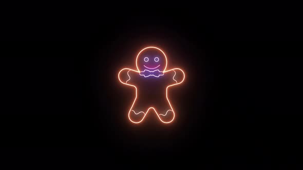 Neon Gingerbread